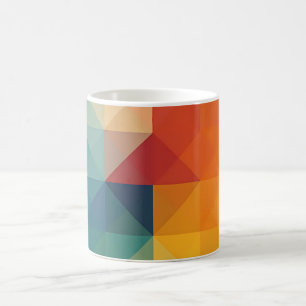 Taza De Café Geometría colorida