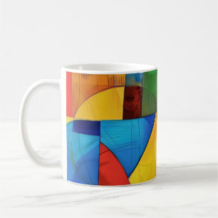 Taza De Café Geometría de Color Juguetón