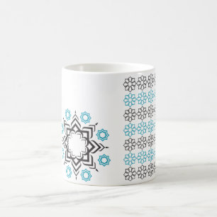 Taza De Café Geometría de estrella - Diseño de hongos con model