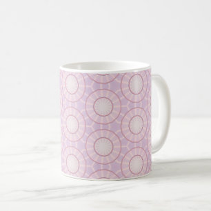 Taza De Café Geometría de explosión de lavanda