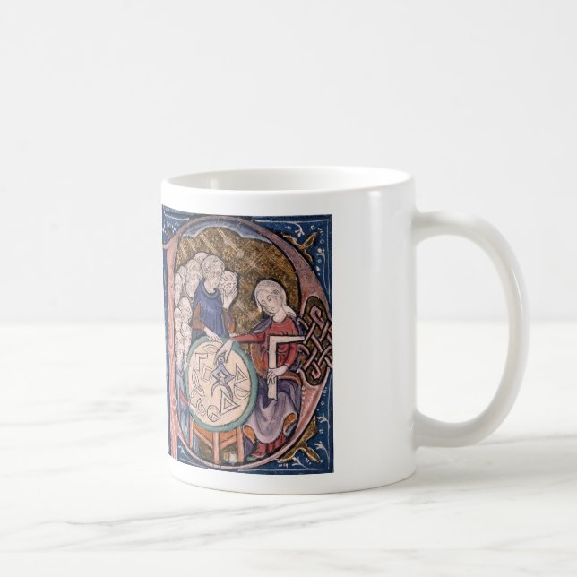 Taza De Café Geometría de la enseñanza de la mujer (Derecha)