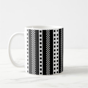 Taza De Café Geometría de la placa de metro RL90