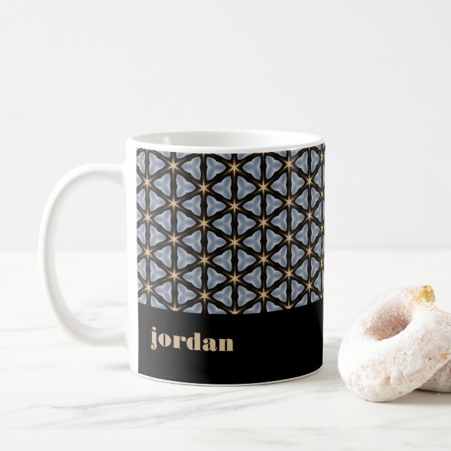 Taza De Café Geometría estrellada (Con donut)