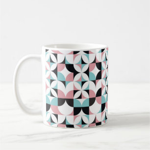 Taza De Café Geometría minimalista, arte de estilo escandinavo.