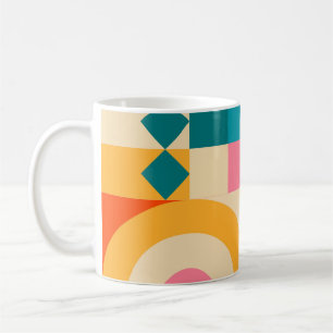 Taza De Café Geometría minimalista: Poster de Ilustracion de ép