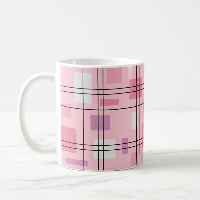 Taza De Café Geometría moderna de Mid Century 13 (Izquierda)