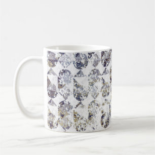 Taza De Café Geometría repetir patrón clásico abstracto,ar