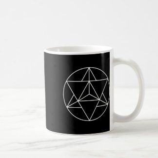 Taza De Café Geometría Sagrada Símbolo Merka Yoga Meditación