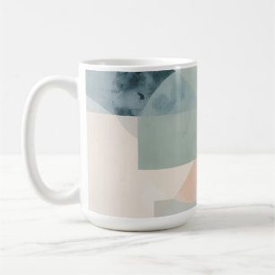 Taza De Café Geometría suave de pastel - Resumen de la impresió