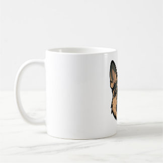Taza De Café Geometric German Shepherd Modern Art