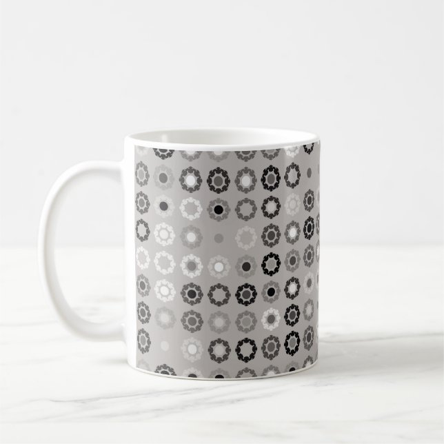 Taza De Café Geometric pattern design abstract, art, graphic de (Izquierda)
