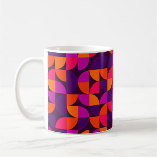 Taza De Café Geometric seamless pattern. Abstract vintage vinta