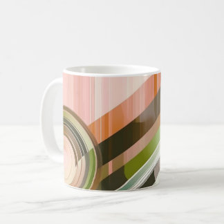 Taza De Café Geometric Shapes and Vibrant Colors Wall Art Print