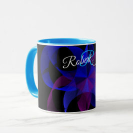 Taza De Café Geométrica Con Anillo Cilíndrico De 3