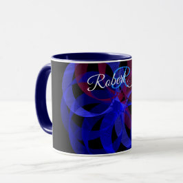 Taza de café geométrica con forma de 8