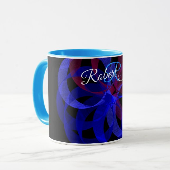 Taza de café geométrica con forma de 8 (Anverso izquierdo)