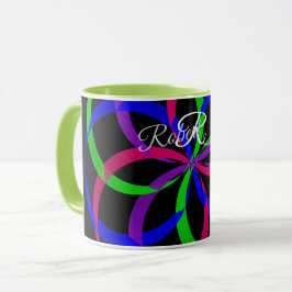 Taza De Café Geométrica De Figura 8 De Varios Colo
