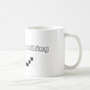 Taza de café geométrica de la boca