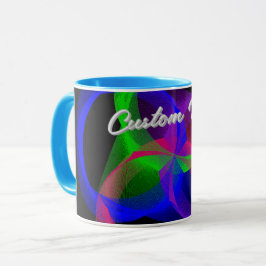 Taza De Café Geométrica De Mezcla Circular Colorid