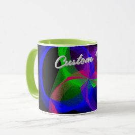 Taza De Café Geométrica De Mezcla Circular Colorid