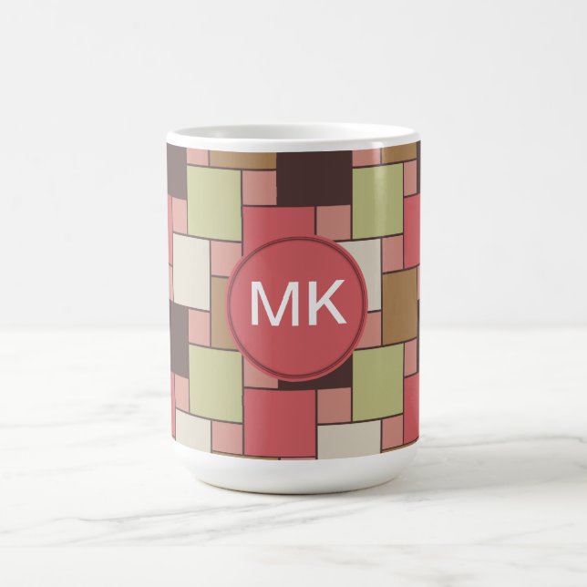 Taza De Café Geométrica del gabinete de especias (Centro)