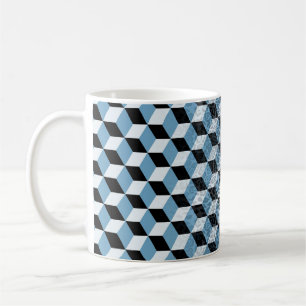 Taza De Café Geométrica Leopard, Diseño de Piel Animal.