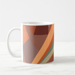 Taza De Café Geométrico Abstracto