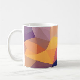 Taza De Café Geométrico Abstracto