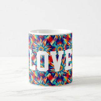 Taza De Café Geométrico Intenso Multicolorido Enérgico