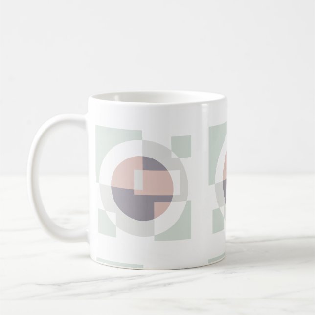 Taza De Café Geométrico minimalista (Izquierda)