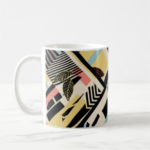 Taza De Café Geométrico minimalista: diseño de patrones