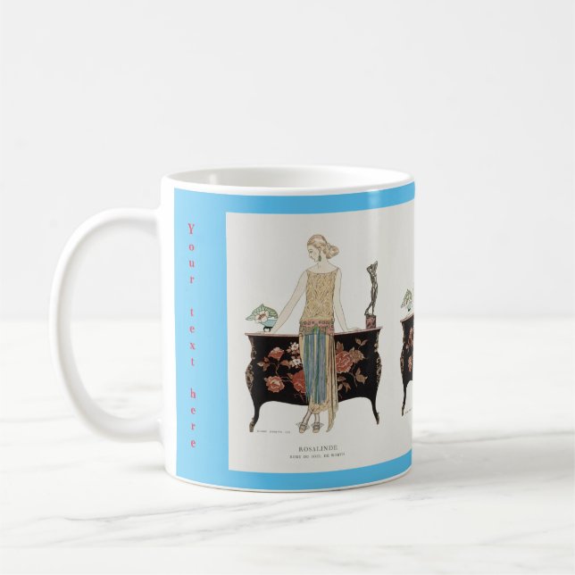 Taza De Café George Barbier Art Deco (Izquierda)