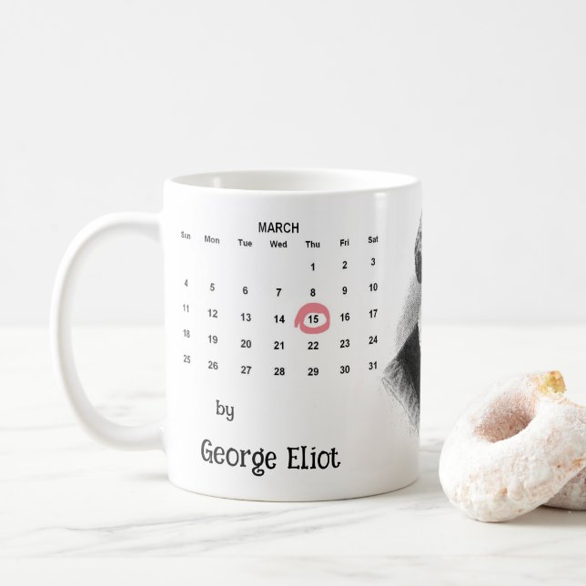 Taza De Café George Eliot (Con donut)