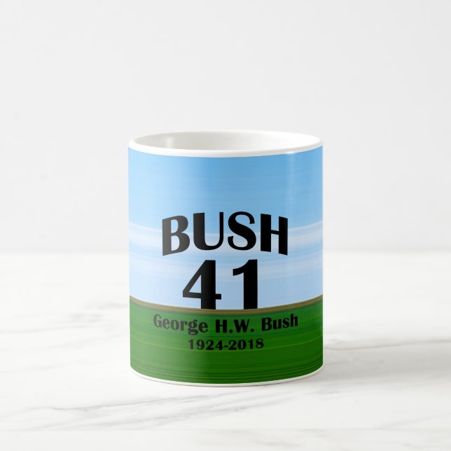 Taza De Café George H.W. Bush 1924-2018 (Centro)