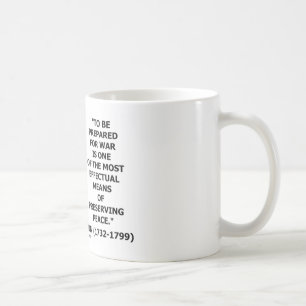 Taza De Café George Washington que se prepara para la cita de