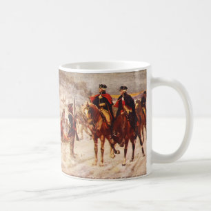 Taza De Café George Washington y Lafayette en la fragua del