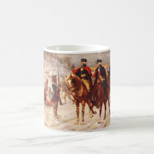Taza De Café George Washington y Lafayette en la fragua del
