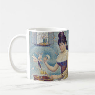 Taza De Café Georges Seurat - Joven mujer empolvándose