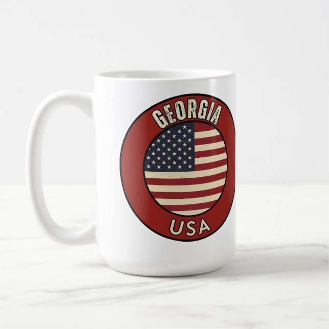 Taza De Café Georgia United States of America (Izquierda)