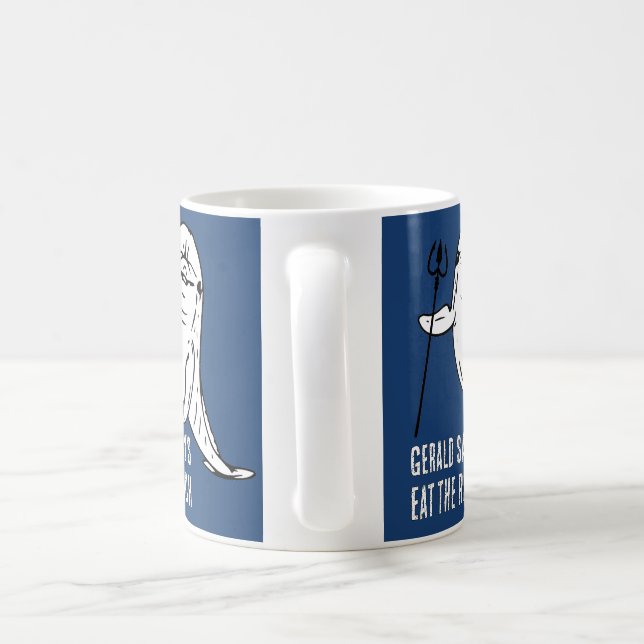 Taza De Café Gerald dice Come a los Ricos (Mango)