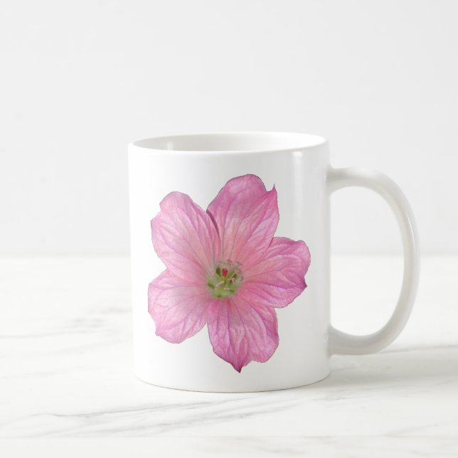 Taza De Café Geranio rosa (Derecha)