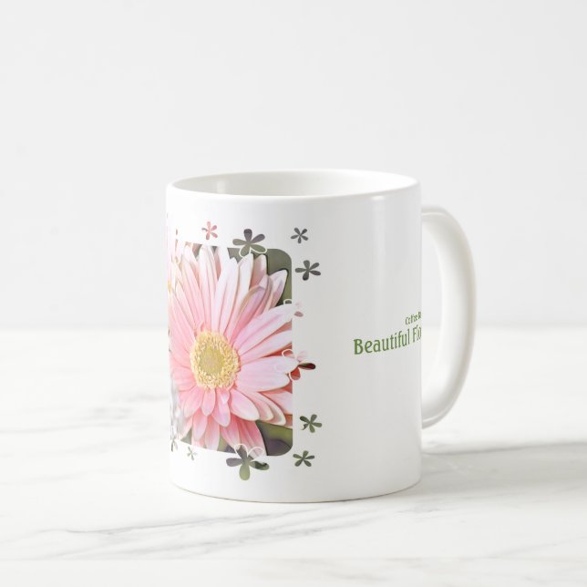 Taza De Café Gerbera (Anverso derecho)