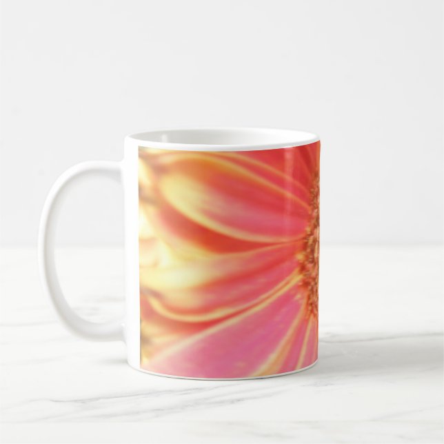 Taza De Café Gerbera Daisy Flower Mug (Izquierda)