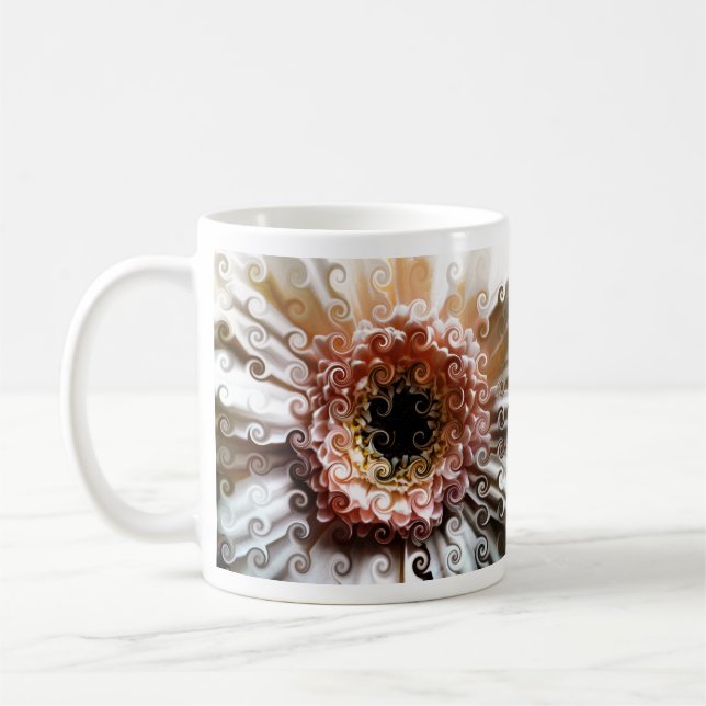 TAZA DE CAFÉ GERBERAS (Izquierda)