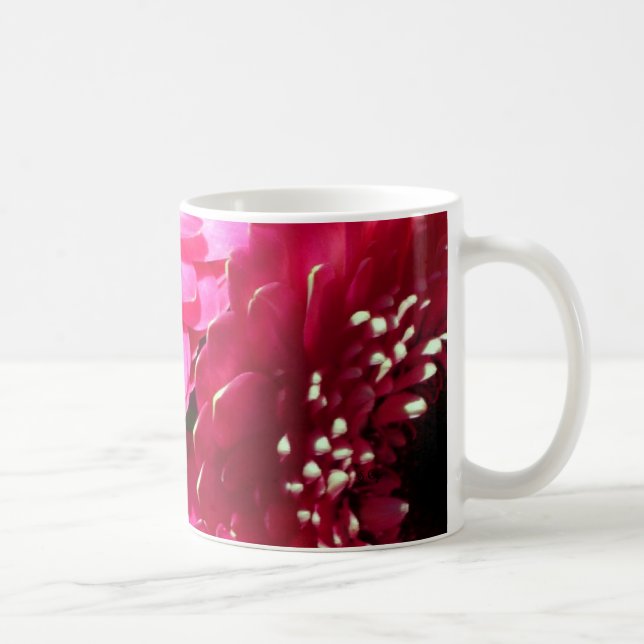 Taza De Café Gerberas rosados (Derecha)