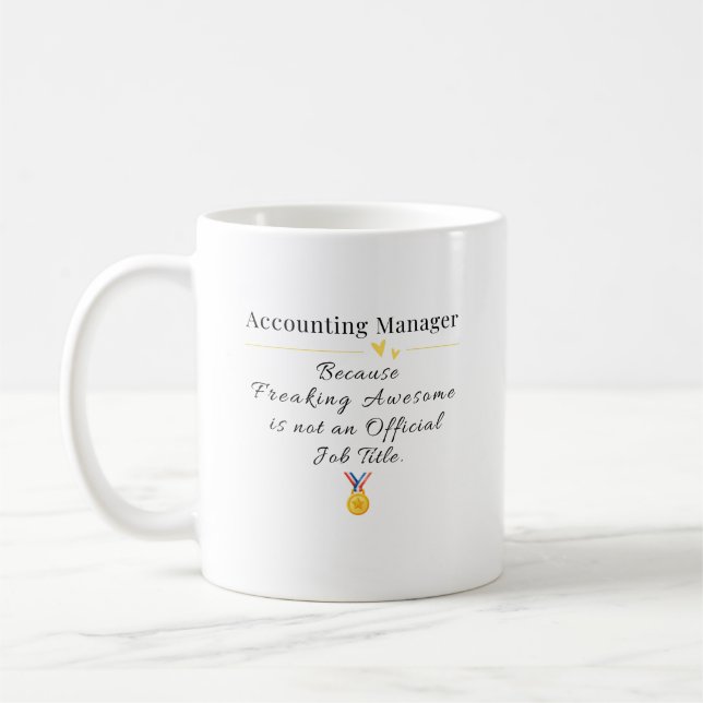 Taza De Café Gerente de Contabilidad (Izquierda)
