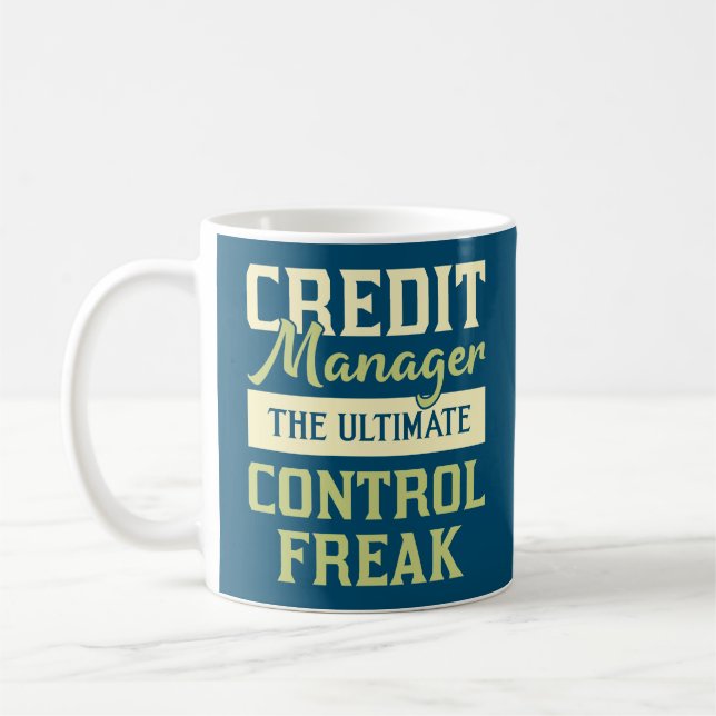 Taza De Café Gerente de Crédito La Máxima Carga De Control (Izquierda)