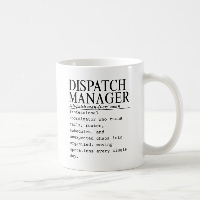 Taza De Café Gerente de despacho (Derecha)
