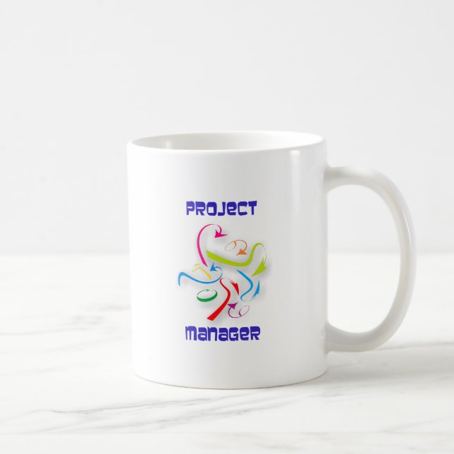 Taza De Café Gerente de proyecto project manager (Derecha)