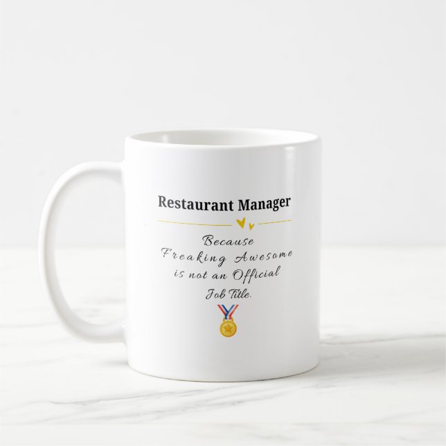 Taza De Café Gerente de restaurante (Izquierda)